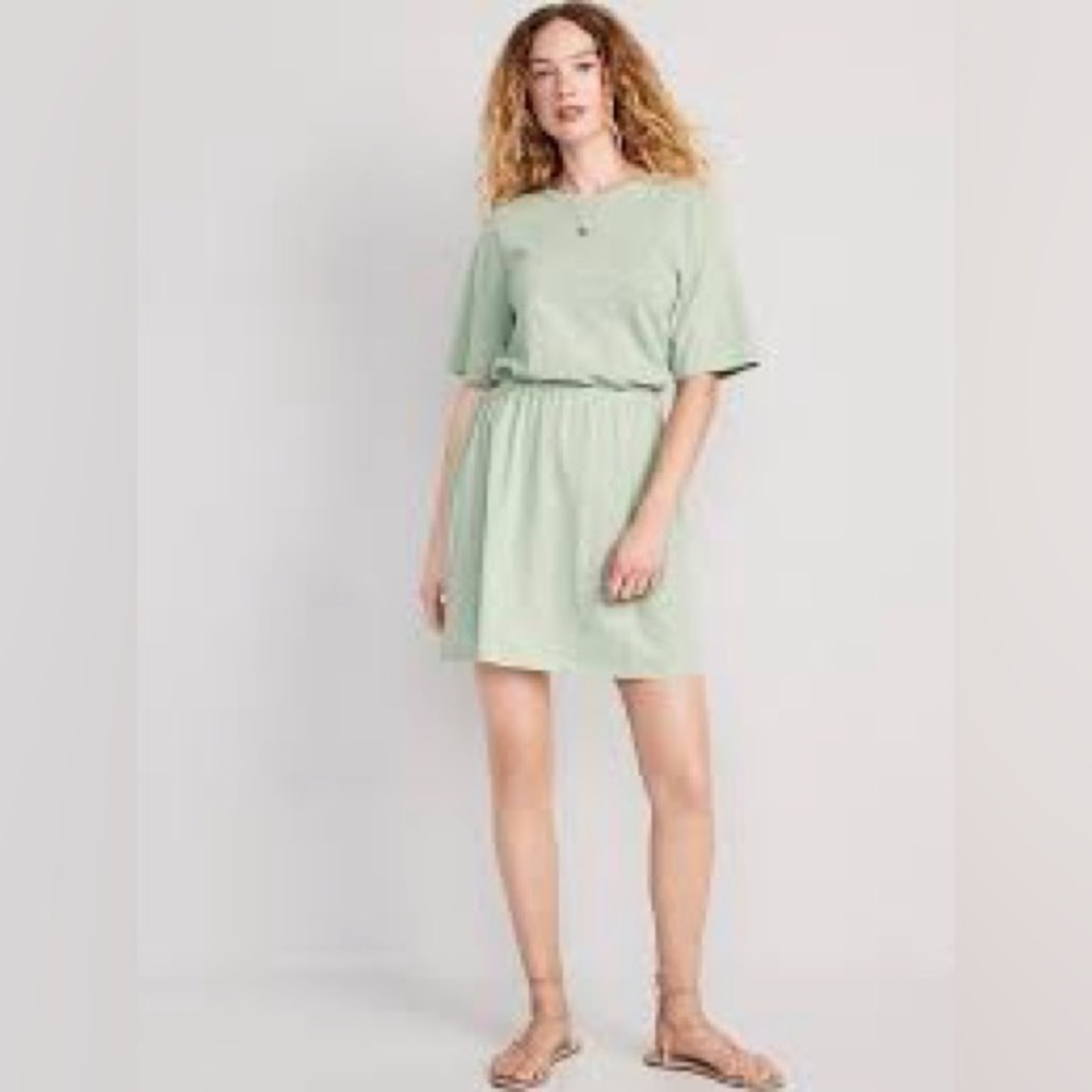 Old Navy Mint Green T-shirt Dress L